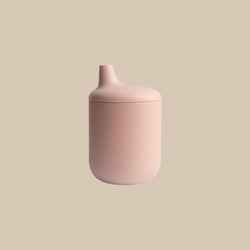 Tazza in Silicone con beccuccio (Rosa antico)