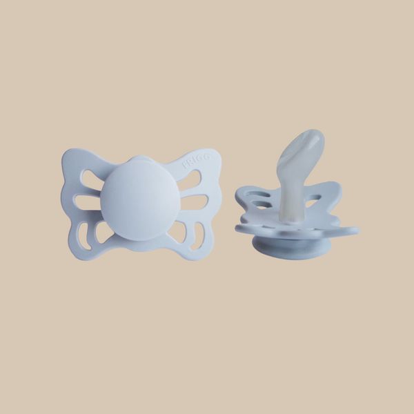 Set 2 Ciucci Anatomico FRIGG Butterfly in Silicone (Powder Blue-Sage)